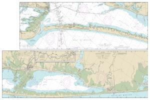 thumbnail for chart Intracoastal Waterway Cedar Lakes to Espiritu Santo Bay,