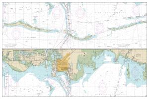 thumbnail for chart Intracoastal Waterway Dauphin Island to Dog Keys Pass,