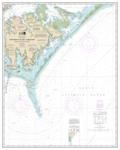 thumbnail for chart Portsmouth Island to Beaufort, Including Cape Lookout Shoals,