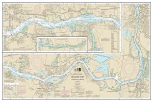 thumbnail for chart Delaware River Philadelphia to Trenton,