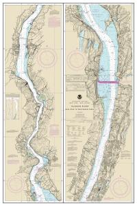 thumbnail for chart Hudson River New York to Wappinger Creek,