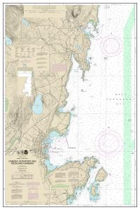 thumbnail for chart Camden, Rockport and Rockland Harbors,