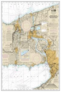 thumbnail for chart Approaches to Niagara River and Welland Canal,