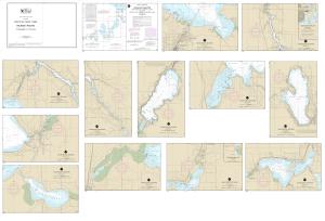 thumbnail for chart SMALL-CRAFT BOOK CHART - Inland Route, Cheboygan to Conway (book of 12 Charts)