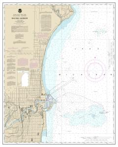 thumbnail for chart Racine Harbor,