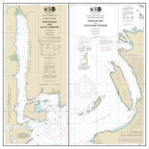 thumbnail for chart Woewodski and Eliza Hbrs.;Fanshaw Bay and Cleveland Passage,