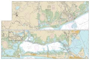 thumbnail for chart Intracoastal Waterway Galveston Bay to Cedar Lakes,