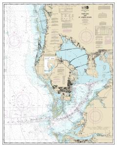 thumbnail for chart Tampa Bay and St. Joseph Sound,