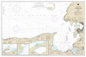 thumbnail for chart St. Marys River to Au Sable Point;Whitefish Point;Little Lake Harbors;Grand Marais Harbor,
