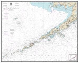 thumbnail for chart Alaska Peninsula and Aleutian Islands to Seguam Pass,
