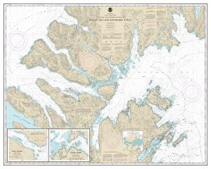 thumbnail for chart Marmot Bay and Kupreanof Strait;Whale Passage;Ouzinkie Harbor,