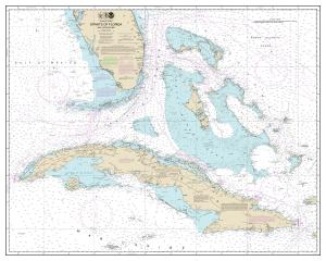 thumbnail for chart Straits of Florida and Approaches,