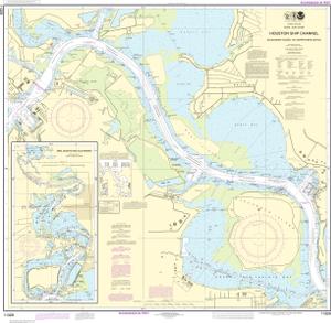 thumbnail for chart Houston Ship Channel Alexander Island to Carpenters Bayou;San Jacinto and Old Rivers