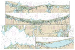 thumbnail for chart Intracoastal Waterway Neuse River to Myrtle Grove Sound,