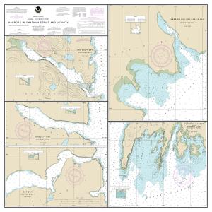 thumbnail for chart Harbors in Chatham Strait and vicinity Gut Bay, Chatham Strait;Hoggatt Bay, Chatham Strait;Red Bluff Bay, Chatham Strait;Herring Bay and Chapin Bay, Frederick Sound;Surprise Hbr, and Murder Cove, Frederick Sound,
