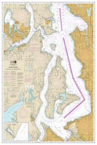thumbnail for chart Puget Sound-Shilshole Bay to Commencement Bay,