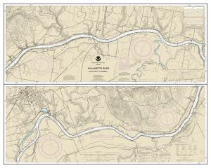thumbnail for chart Willamette River  Walnut Eddy To Newburg,