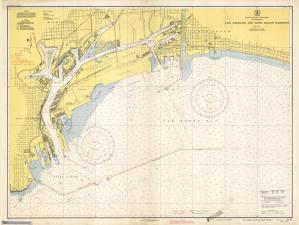 thumbnail for chart CA,1942, Los Angeles And Long Beach Harbors
