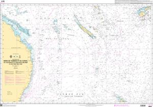 thumbnail for chart Mers de Tasman et du Corail - De lAustralie à la Nouvelle-Zélande et  aux Îles Fidji (Fiji)