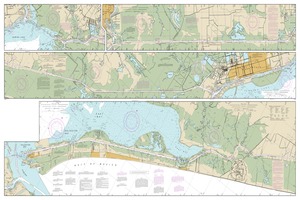 thumbnail for chart Intracoastal Waterway Ellender to Galveston Bay