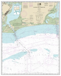 Calcasieu Pass to Sabine Pass thumbnail for chart Calcasieu Pass to Sabine Pass