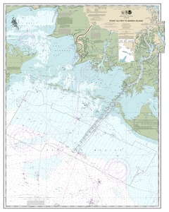 Point au Fer to Marsh Island thumbnail for chart Point au Fer to Marsh Island