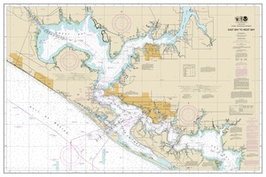 Intracoastal Waterway East Bay to West Bay thumbnail for chart Intracoastal Waterway East Bay to West Bay