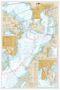 Tampa Bay;Safety Harbor;St. Petersburg;Tampa thumbnail for chart Tampa Bay;Safety Harbor;St. Petersburg;Tampa