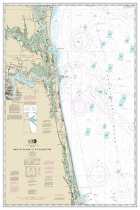 Amelia Island to St. Augustine thumbnail for chart Amelia Island to St. Augustine