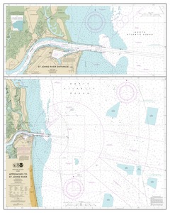 Approaches to St. Johns River;St. Johns River Entrance thumbnail for chart Approaches to St. Johns River;St. Johns River Entrance