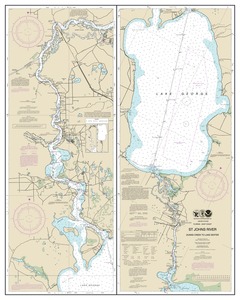 St. Johns River Dunns Creek to Lake Dexter thumbnail for chart St. Johns River Dunns Creek to Lake Dexter