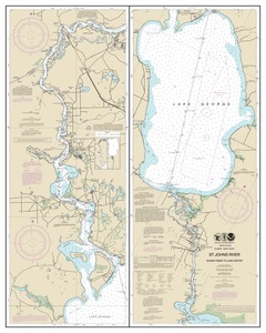 thumbnail for chart St. Johns River Dunns Creek to Lake Dexter