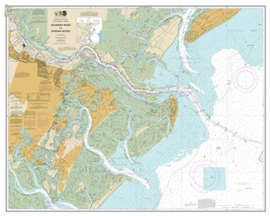 thumbnail for chart Savannah River and Wassaw Sound