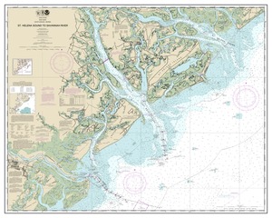 St. Helena Sound to Savannah River thumbnail for chart St. Helena Sound to Savannah River