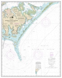 thumbnail for chart Portsmouth Island to Beaufort, Including Cape Lookout Shoals