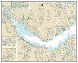 thumbnail for chart Neuse River and Upper Part of Bay River