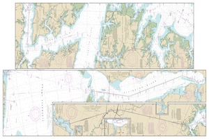 thumbnail for chart Intracoastal Waterway Albermarle Sound to Neuse River;Alligator River;Second Creek