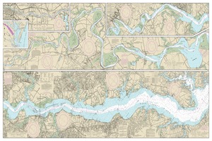 thumbnail for chart Rappahannock River Corrotoman River to Fredericksburg