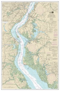 Delaware River Smyrna River to Wilmington thumbnail for chart Delaware River Smyrna River to Wilmington