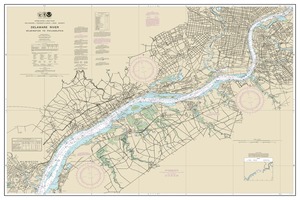 Delaware River Wilmington to Philadelphia thumbnail for chart Delaware River Wilmington to Philadelphia