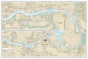 thumbnail for chart Delaware River Philadelphia to Trenton
