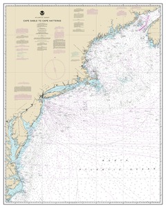 Cape Sable to Cape Hatteras thumbnail for chart Cape Sable to Cape Hatteras