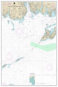 thumbnail for chart Approaches to New London Harbor