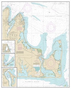 Marthas Vineyard Eastern Part;Oak Bluffs Harbor;Vineyard Haven Harbor;Edgartown Harbor thumbnail for chart Marthas Vineyard Eastern Part;Oak Bluffs Harbor;Vineyard Haven Harbor;Edgartown Harbor