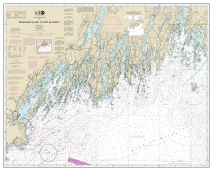 thumbnail for chart Monhegan Island to Cape Elizabeth
