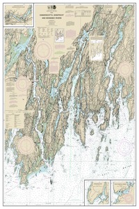 thumbnail for chart Damariscotta, Sheepscot and Kennebec Rivers;South Bristol Harbor;Christmas Cove