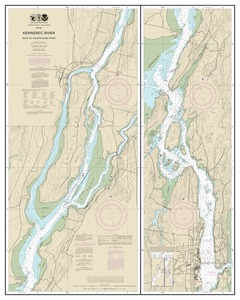 Kennebec River Bath to Courthouse Point thumbnail for chart Kennebec River Bath to Courthouse Point