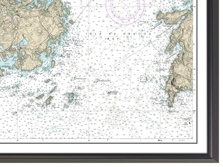 Nautical Charts Online - Chart 13305DECOR, Penobscot Bay;Carvers