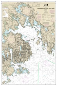 Frenchman Bay and Mount Desert lsland thumbnail for chart Frenchman Bay and Mount Desert lsland