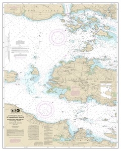 thumbnail for chart Round I., N.Y., and Gananoque, Ont., to Wolfe I., Ont.